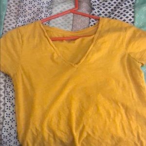 Mustard yellow v-neck
